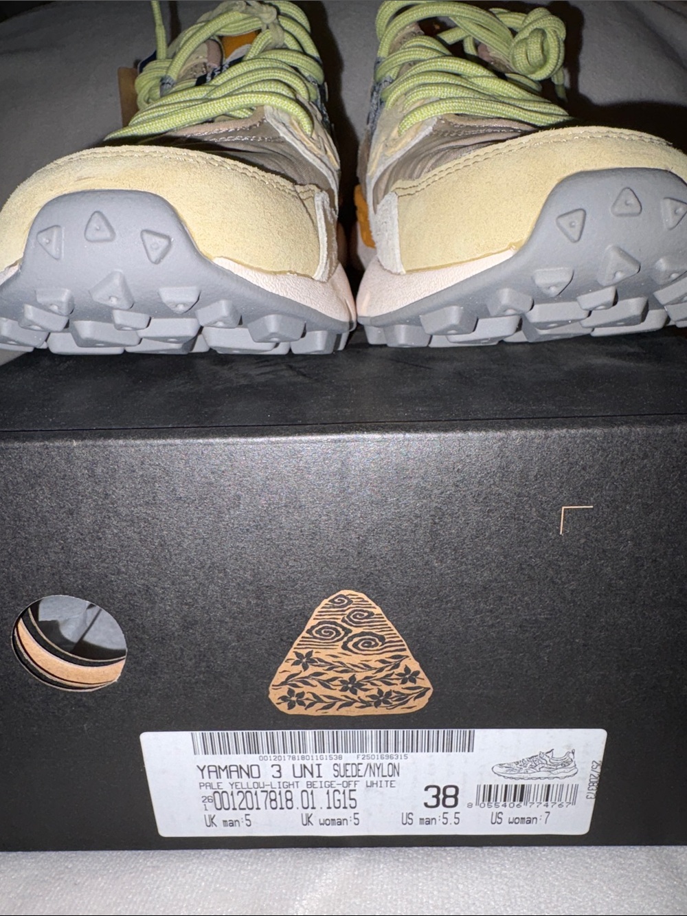 NWT Flower Mountain Yamano 3 Sneaker in Beige / Yellow - Picture 9 of 16